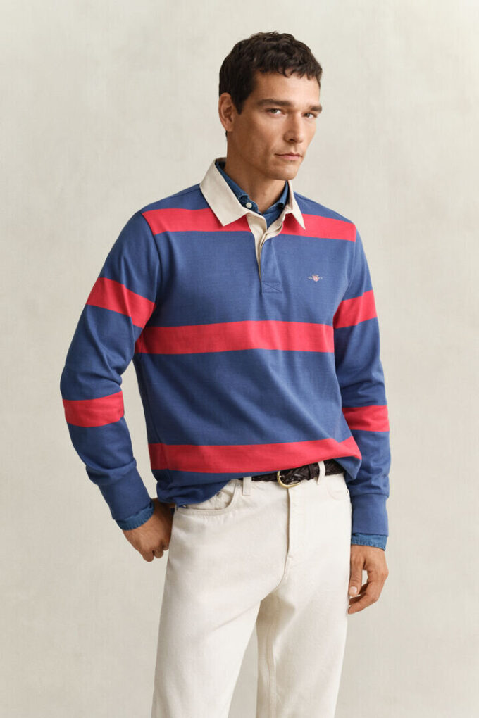 Camisa Rugger às riscas