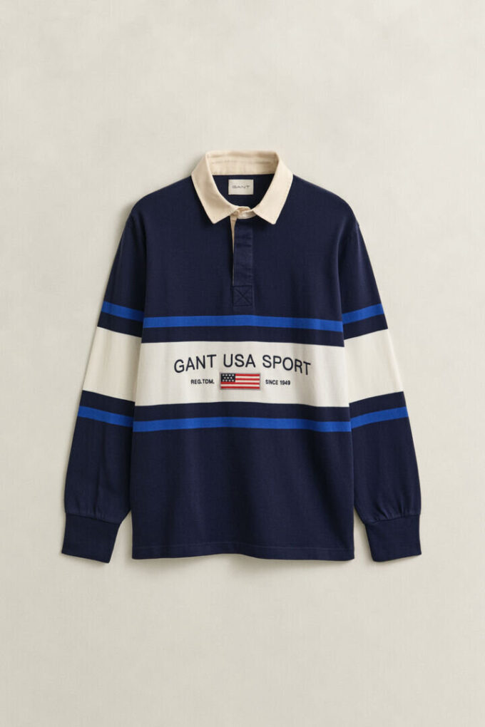 Camisa Rugger às riscas