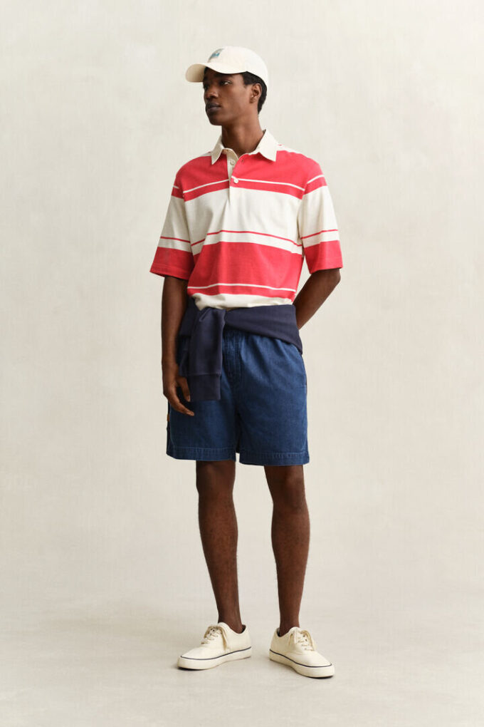Camisa Rugger às riscas
