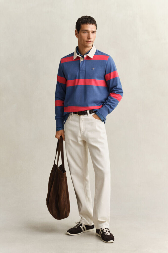 Camisa Rugger às riscas