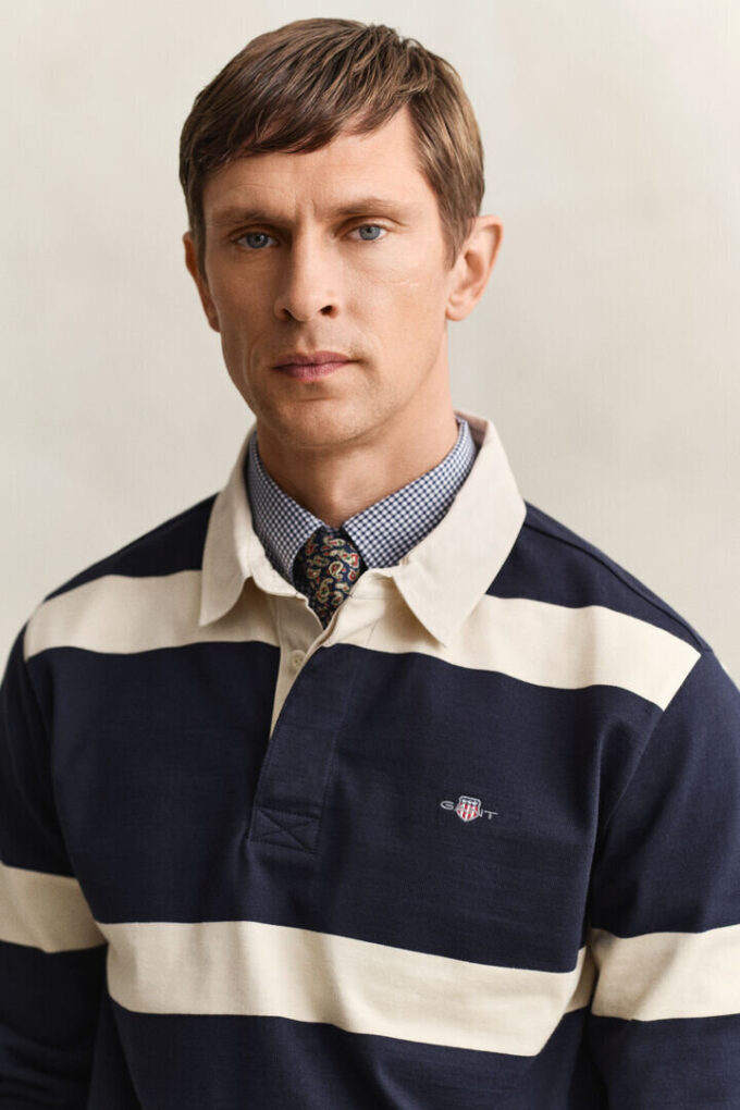 Camisa Rugger às riscas