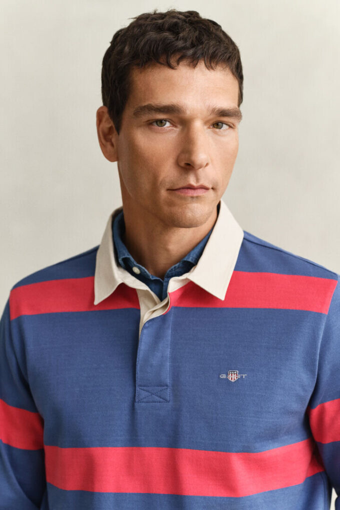 Camisa Rugger às riscas