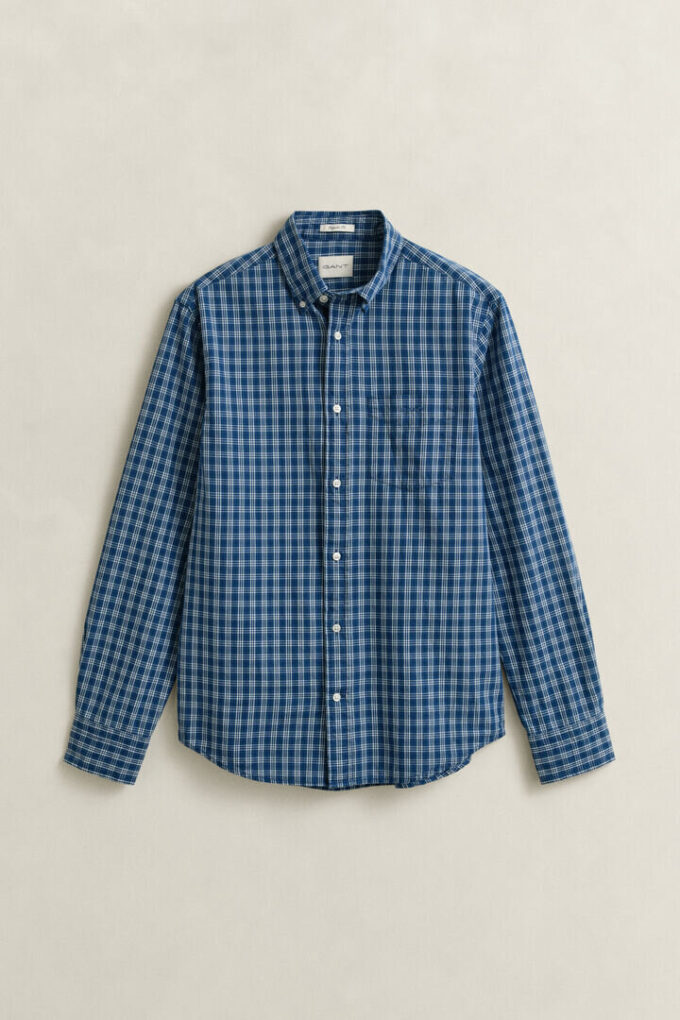 Camisa xadrez índigo