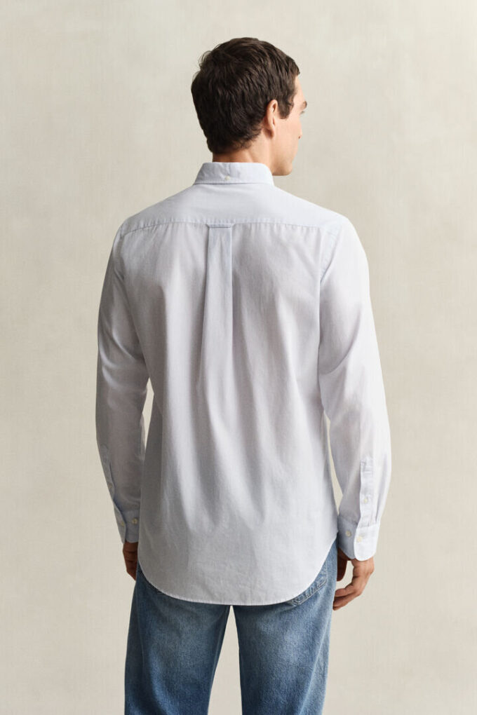Camisas clássicas de popelina com riscas Banker