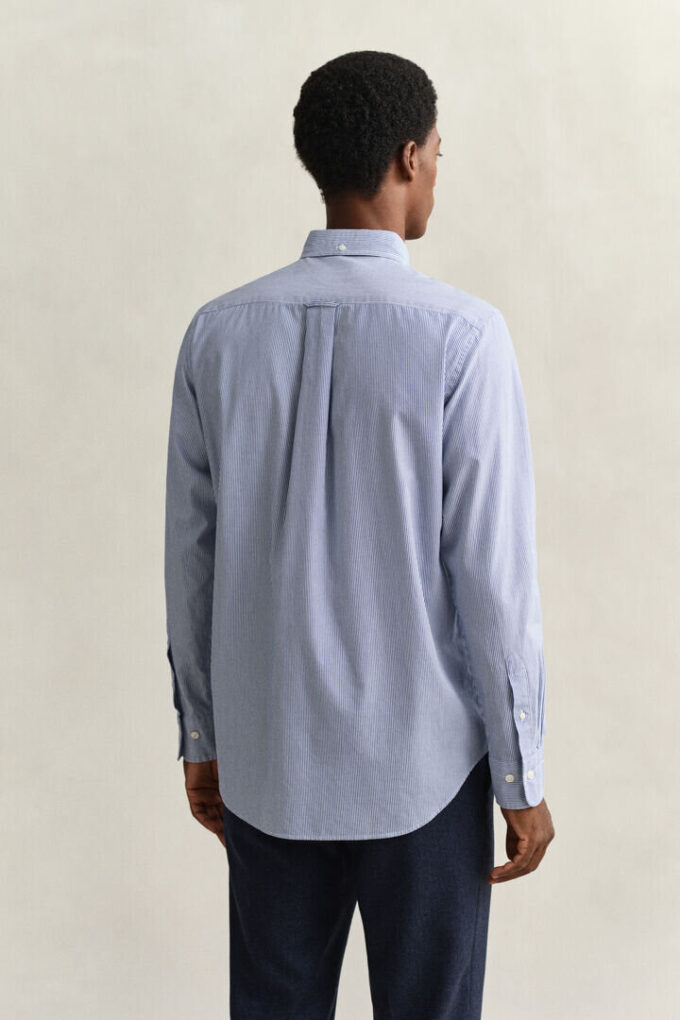 Camisas clássicas de popelina com riscas Banker