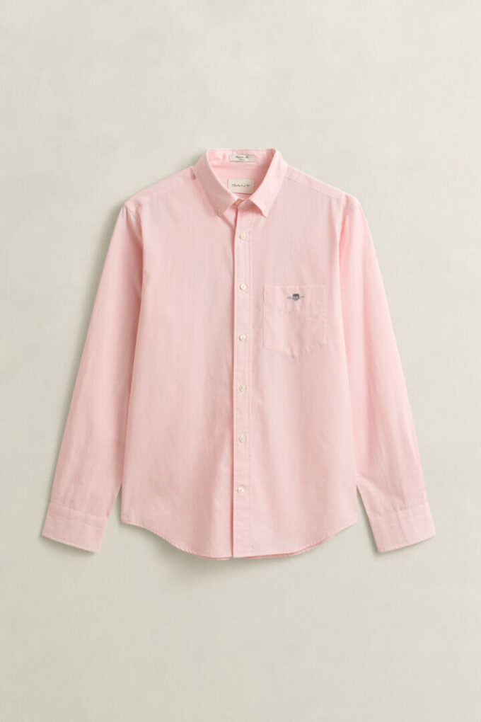 Camisas clássicas de popelina com riscas Banker
