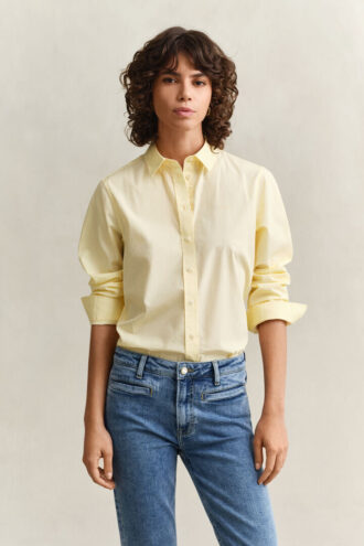 Camisas clássicas de popelina de corte regular