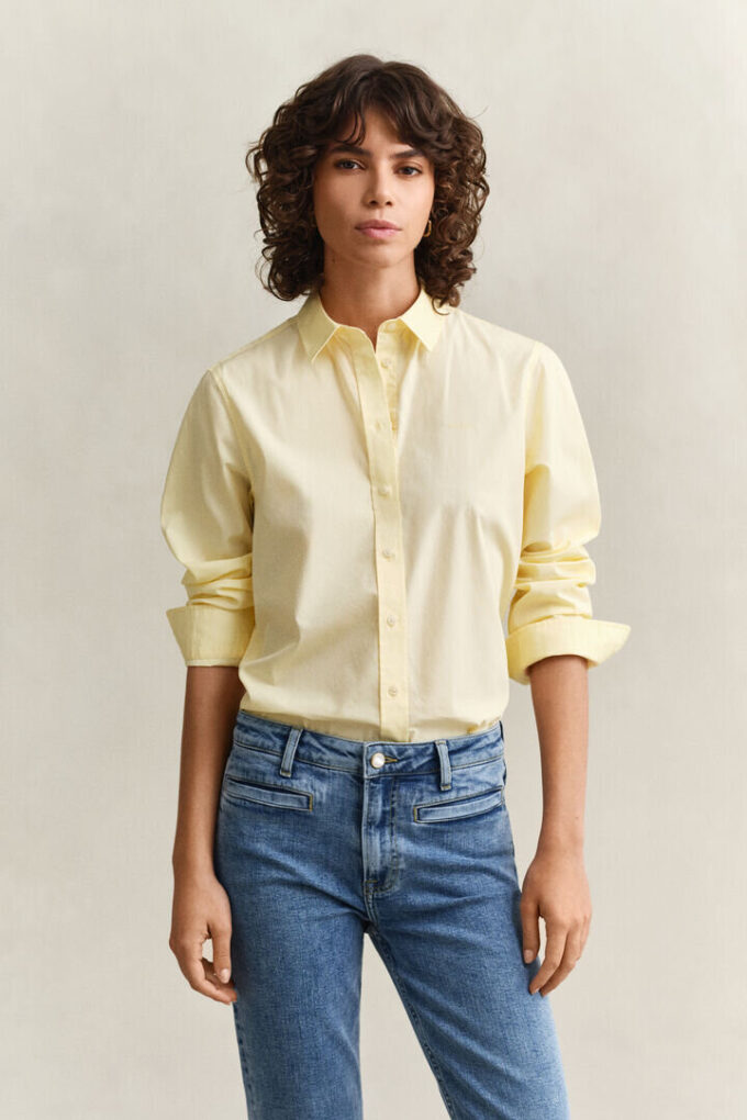 Camisas clássicas de popelina de corte regular