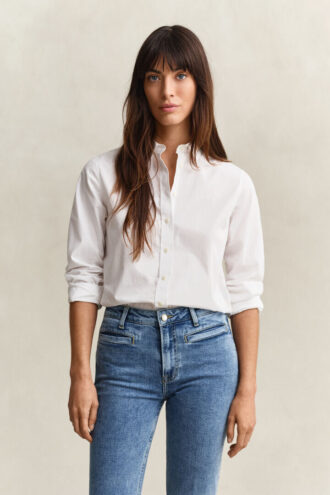 Camisas clássicas de popelina de corte regular