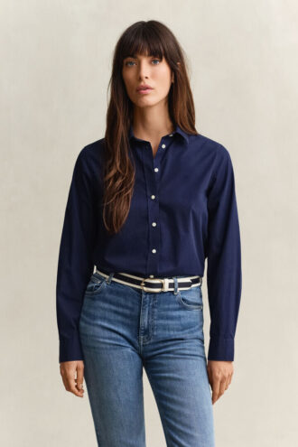 Camisas clássicas de popelina de corte regular