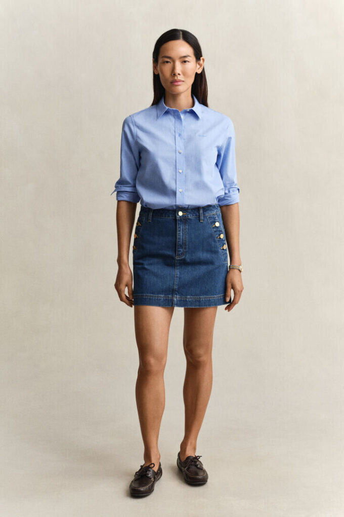 Camisas clássicas de popelina de corte regular