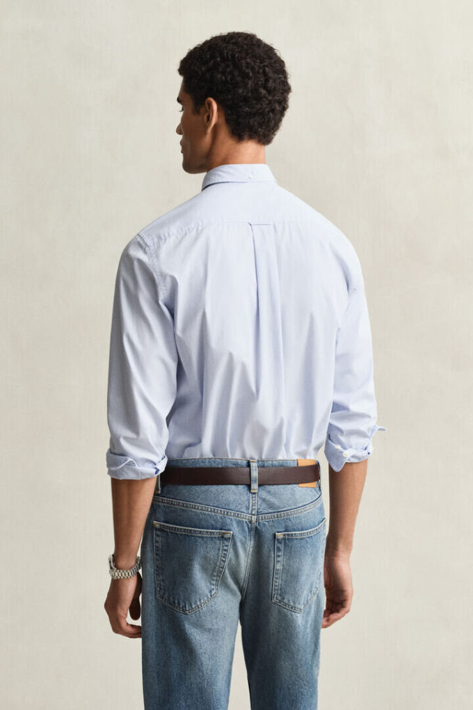 Camisas clássicas de popelina de corte regular