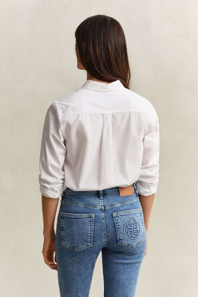 Camisas clássicas de popelina de corte regular