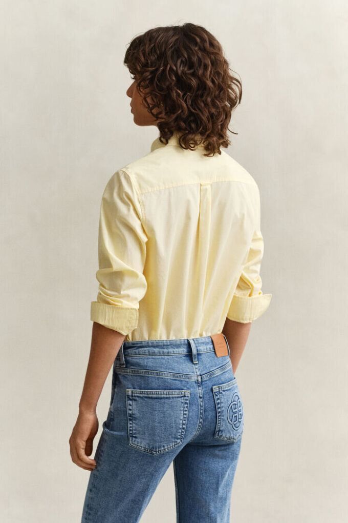 Camisas clássicas de popelina de corte regular