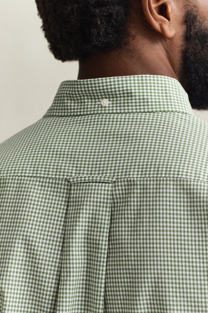 Camisas clássicas de popelina xadrez