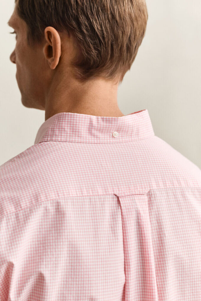 Camisas clássicas de popelina xadrez