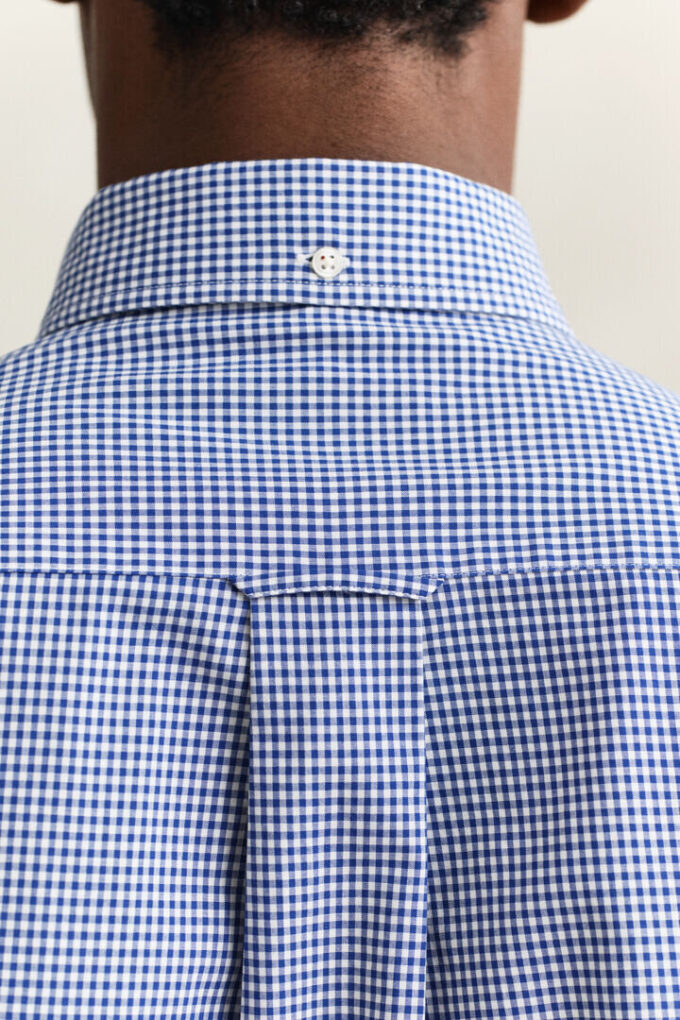 Camisas clássicas de popelina xadrez