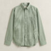 Camisas clássicas de popelina xadrez