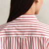 Camisas clássicas de popeline às riscas com corte descontraído