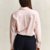 Camisas clássicas de popeline às riscas com corte descontraído