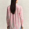 Camisas clássicas de popeline às riscas com corte descontraído