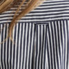 Camisas clássicas de popeline às riscas com corte regular