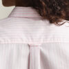 Camisas clássicas de popeline às riscas com corte regular