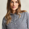 Camisas clássicas de popeline às riscas com corte regular