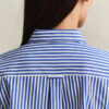 Camisas clássicas de popeline às riscas com corte regular
