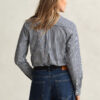 Camisas clássicas de popeline às riscas com corte regular