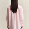 Camisas clássicas oversized em popeline às riscas