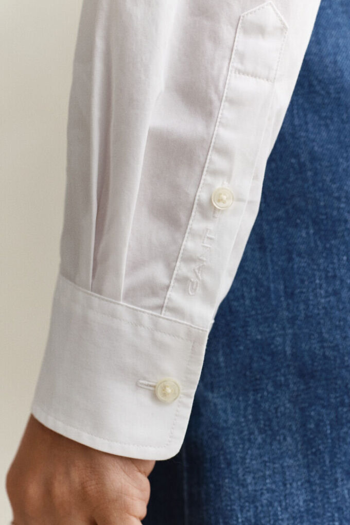 Camisas de Algodão com Folhos