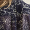 Camisas de algodão e seda com estampado floral e corte regular