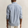 Camisas de corte regular com riscas Dobby