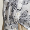 Camisas de linho com padrão floral