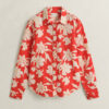Camisas de linho com padrão floral