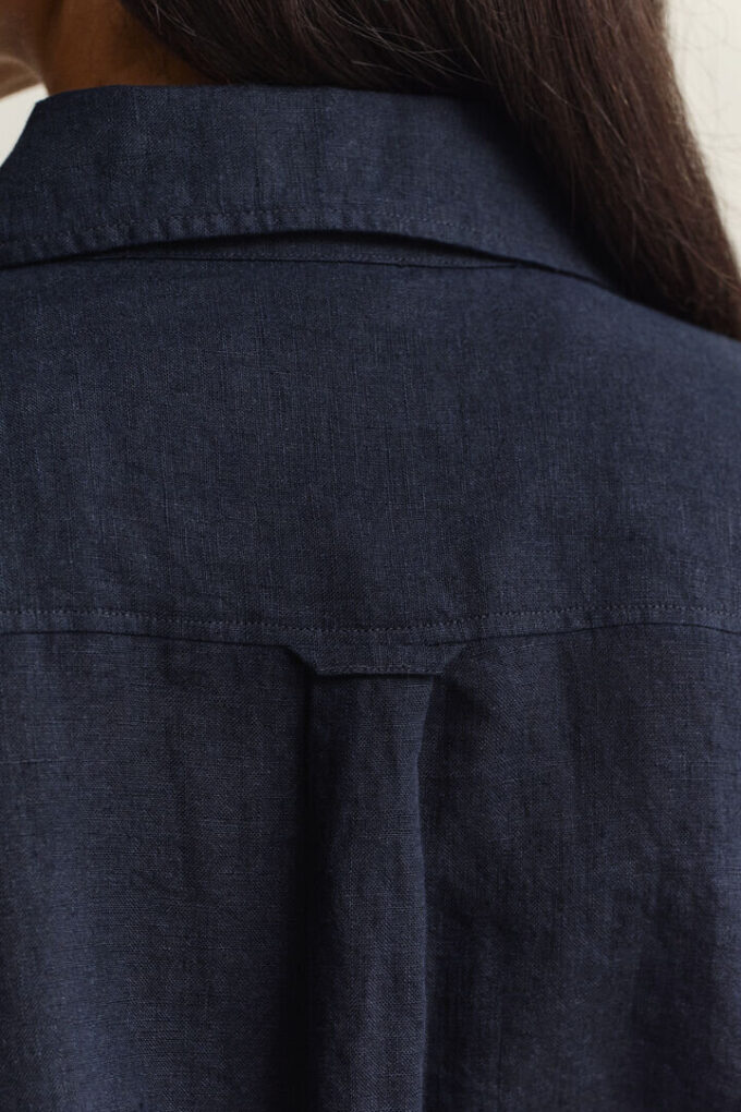 Camisas de linho de corte descontraído