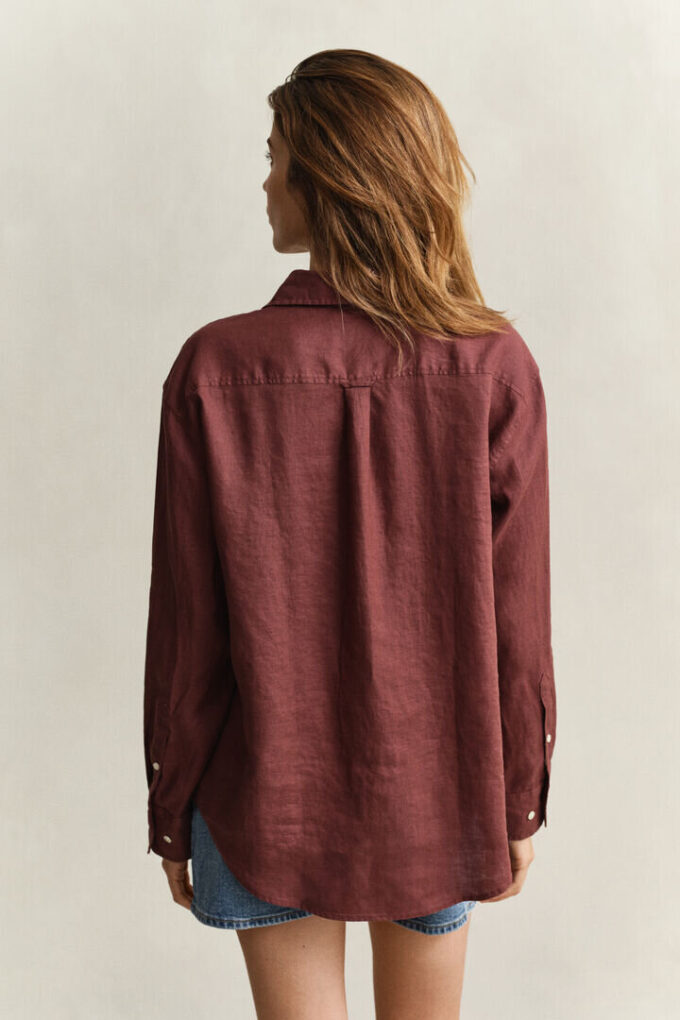 Camisas de linho de corte descontraído