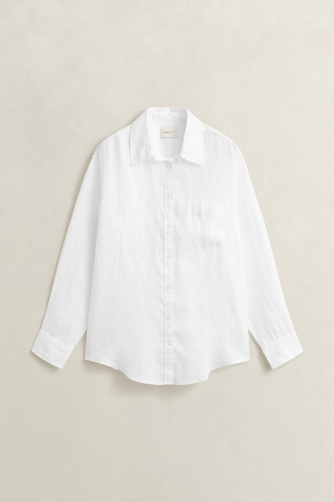 Camisas de linho de corte descontraído