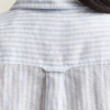 Camisas de linho às riscas com corte regular