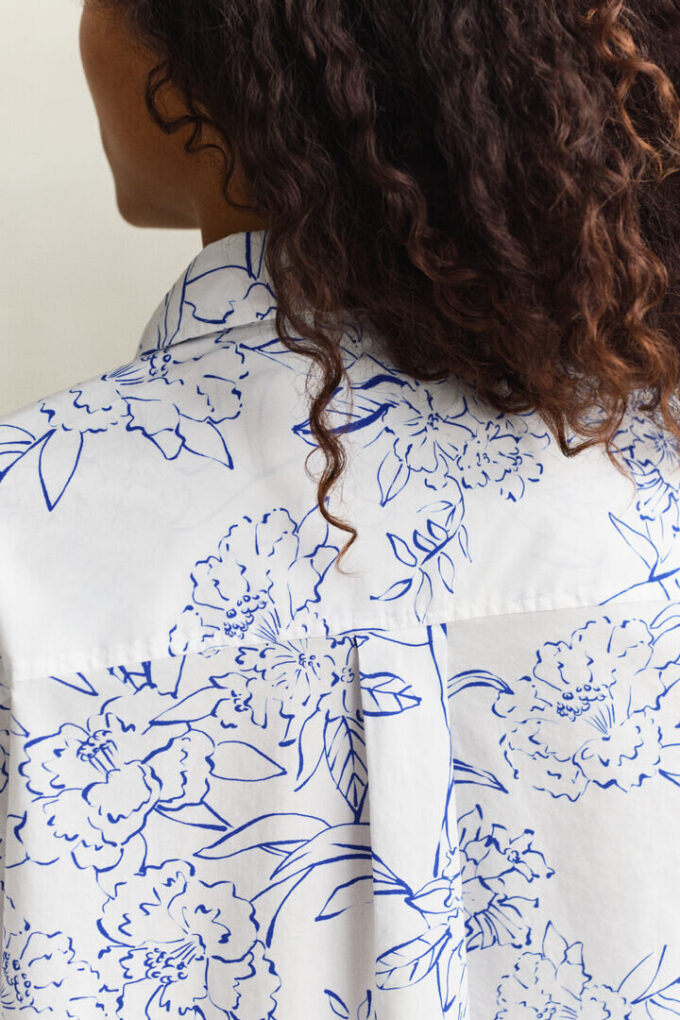 Camisas de Popeline Floral
