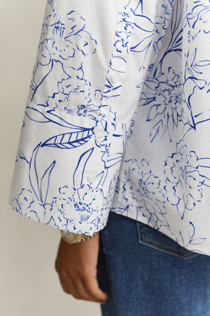 Camisas de Popeline Floral