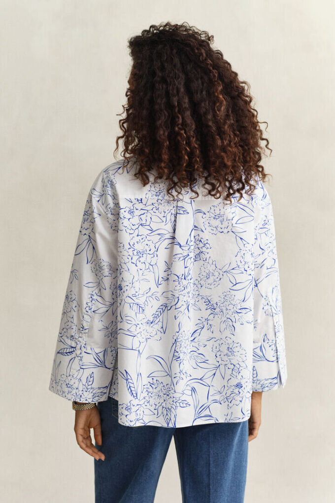 Camisas de Popeline Floral