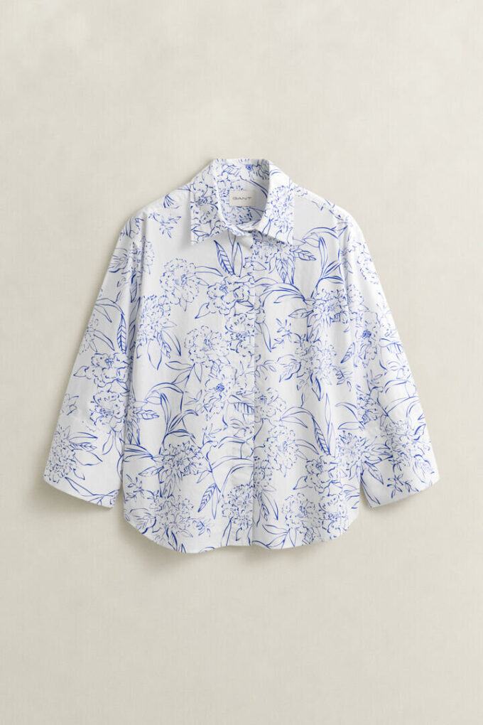 Camisas de Popeline Floral