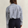 Camisas de popeline às riscas