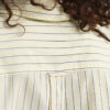 Camisas de popeline às riscas com corte descontraído