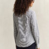 Camisas de popeline às riscas com corte justo