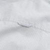 Camisas de popeline às riscas com corte justo