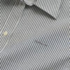 Camisas de popeline às riscas com corte justo