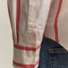 Camisas de popeline tradicional às riscas
